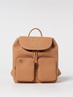 Zaino Love Birds Pinko in pelle bottalata