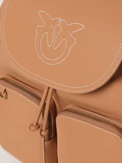 Zaino Love Birds Pinko in pelle bottalata