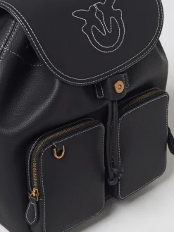 Zaino Love Birds Pinko in pelle bottalata